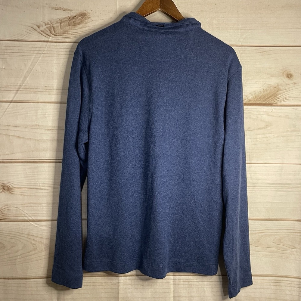 Greg Norman 1/4 zip pullover Sweater Blue Size Medium - Picture 2 of 6